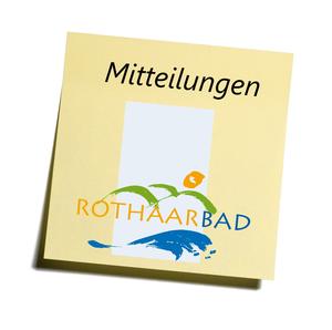 Mitteilungen Rothaarbad